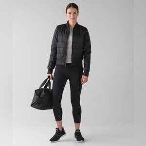 Lululemon Non-Stop Bomber Jacket ReversibleBlack size 8